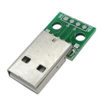 Voeding en Interface module USB-A male bovenkant schuin 02